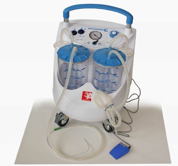 MEDICINÁLNÍ ODSÁVAČKA MAXIASPEED 2 x 4L s průtokem 60 litrů / min. MEDICINÁLNÍ ODSÁVAČKA MAXIASPEED 2 x 4L s průtokem 60 litrů / min.